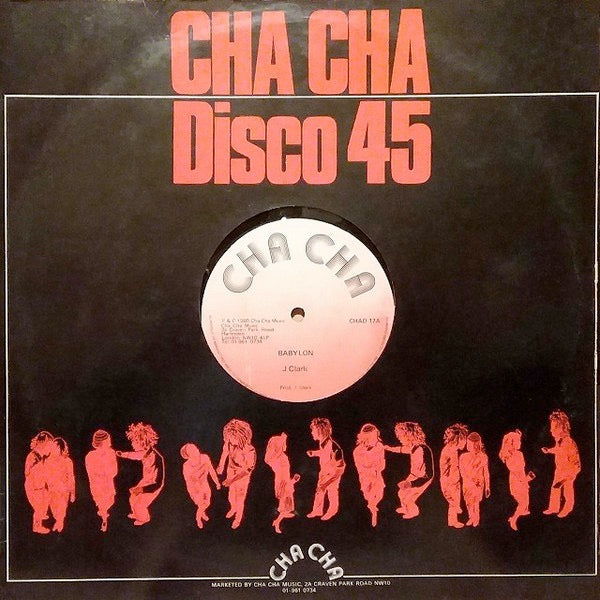 Image of Front Cover of 12" - VG/G+ - JOHNNY CLARKE, Babylon  / One Man Live (Cha Cha Music; CHAD 17, UK 1980, Company Sleeve), Very conservative grading : lots of sleeve lines, plays solid VG or better. Clean labels. In lovely company sleeve.,  - 2316142C