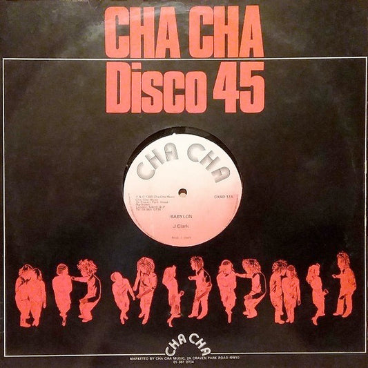 Image of Front Cover of 12" - VG/G+ - JOHNNY CLARKE, Babylon  / One Man Live (Cha Cha Music; CHAD 17, UK 1980, Company Sleeve), Very conservative grading : lots of sleeve lines, plays solid VG or better. Clean labels. In lovely company sleeve.,  - 2316142C