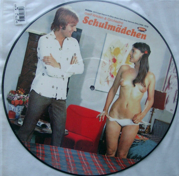 Image of Front Cover of LP - /VG+ - GERT WILDEN & ORCHESTRA, Schulmadchen Report (Crippled Dick Hot Wax!; CDHW-04375, Germany 1996, Clear Plastic Sleeve, Picture Disc), ,  - 2726135E