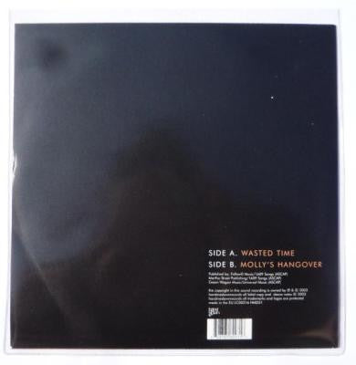 Image of Back Cover of 10" EP - VG+/VG+ - KINGS OF LEON, Wasted Time (Handmedown; HMD31, UK 2003, Picture Sleeve, Numbered Limited Edition, Silver Vinyl), No. 1295,  - 4016119C