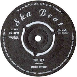 Image of Front Cover of 7" - /G+ - JACKIE ESTICK, The Ska / Daisy I Love You (Ska Beat; JB256, UK 1966, 3-Prong Centre), Lots of light marks and scuffs, plays above grade. Centre intact.,  - 1916158C