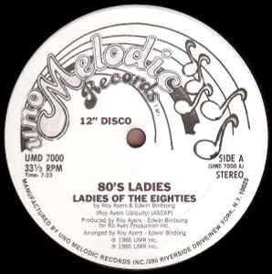 Image of Front Cover of 3214197C: 12" - 80'S LADIES, Ladies Of The Eighties (Uno Melodic; UMD 7000, US 1980, Plain Sleeve) Small stains on label  /G+