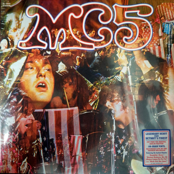 Image of Front Cover of 3215631C: LP - MC5, Kick Out the Jams (Rhino; 8122797159, Europe 2022 Reissue, Gatefold, Inner, 180 Gram Vinyl)   NEW/NEW