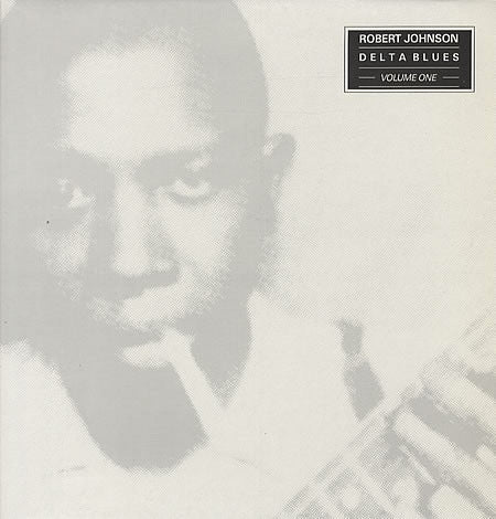 Image of Front Cover of LP - VG/VG - ROBERT JOHNSON, Delta Blues Volume One (Aldabra Records; ALB1001, UK 1989 Reissue, Picture Sleeve, Inner), Some light damage along top edge of sleeve,  - 3316496C