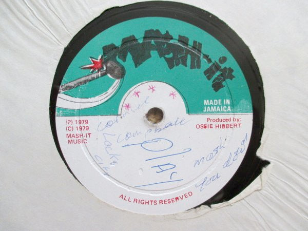 Image of Front Cover of 12" - /VG - CORNELL CAMPBELL, Mash You Down / Come Dance With Me (Mash-It; EQ1001, Jamaica 1979, Plain Sleeve), Light marks only, plays VG+,  - 3746109S