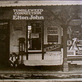 Image of Front Cover of LP - VG/VG+ - ELTON JOHN, Tumbleweed Connection (DJM Black Yellow and Silver; DJF20410, UK 1970, Textured Gatefold Sleeve, Stapled In Bklet), ,  - 1946148S