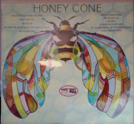 Image of Front Cover of 4825191E: LP - HONEY CONE, Honey Cone (Hot Wax; SHW5002, UK 1970, Laminated Flipback Sleeve)   VG/VG