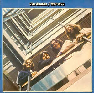 Image of Front Cover of 2xLP - VG/VG+ - THE BEATLES, 1967-1970 (Apple; PCSP 718, UK 1973, Laminated Gatefold, 2 Inners With Cut Corners), Very clean discs. Discount price sticker.,  - 2446039S