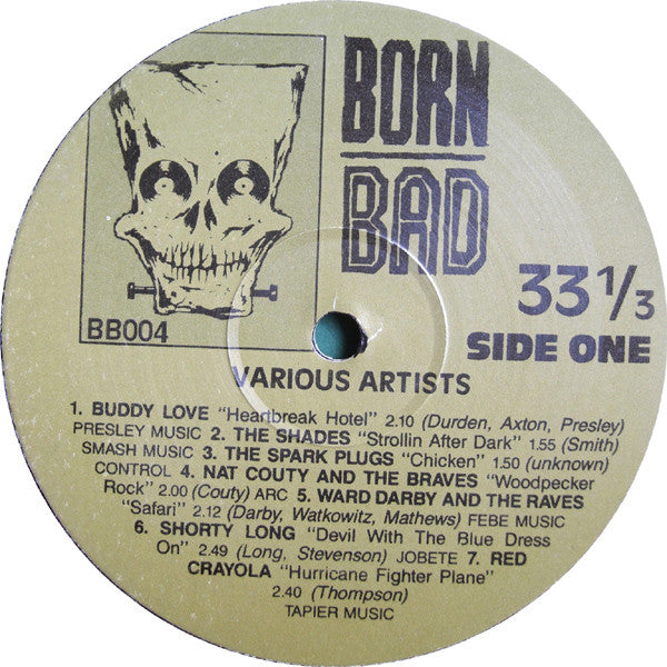 Image of Label Cover of LP - VG+/VG - VARIOUS, Born Bad Vol Four (Born Bad; BB004, UK 1989, Gatefold, Unofficial Release), ,  - 3416435C