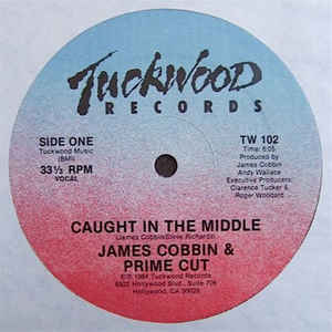 Image of Front Cover of 12" - /G+ - JAMES COBBIN & PRIME CUT, Caught In The Middle (Vocal) / Caught In The Middle (Instrumental) (Tuckwood; TW102, US 1984, Plain Sleeve), Some light marks/scuffs but plays well.,  - 1716305C