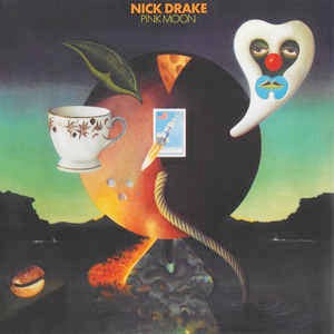 Image of Front Cover of LP - NEW/NEW - NICK DRAKE, Pink Moon (Island; 1745697, Europe 2022 Reissue, Gatefold, Inner, 180 Gram Vinyl), , The results of Nick Drake's solo sessions were as harrowing and stark as anything by Robert Johnson or Charley Patton. enclosed in an inner world of psychological distress, Drake recorded 'Pink Moon's dispatches from a private hell that was simultaneously terrifying and beautiful. Both the lyrics and the melodic motifs are pared to the bone here, their simplicity making the