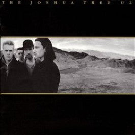 Image of Front Cover of 4714137C: LP - U2, The Joshua Tree (Island Records; U26, UK 1987, Gatefold, Black Inner & Insert, EMI Pressing. 8 Lines Of Thank You Text On Rear Of Sleeve)   VG/VG