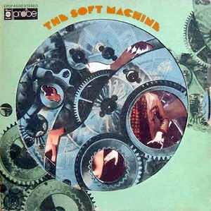 Image of Front Cover of LP - G/G+ - THE SOFT MACHINE, Soft Machine (Probe; CPLP4500, US 1968, Uncensored Gatefold Die Cut Sleeve With Circular Rotating Cog), No wheel, Entire wheel has been removed revealing plain card beaneath, Split at right side of die cut, Rest of sleeve intact, Vinyl is a bit fogged, A couple of light marks, Decent playing copy. ,  - 1316558C