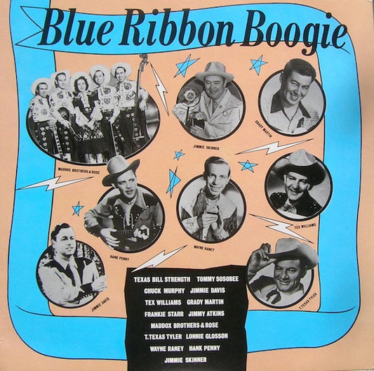 Image of Front Cover of 0115188C: LP - VARIOUS, Blue Ribbon Boogie (Charly Records; CR 30244, UK 1985)   VG/VG