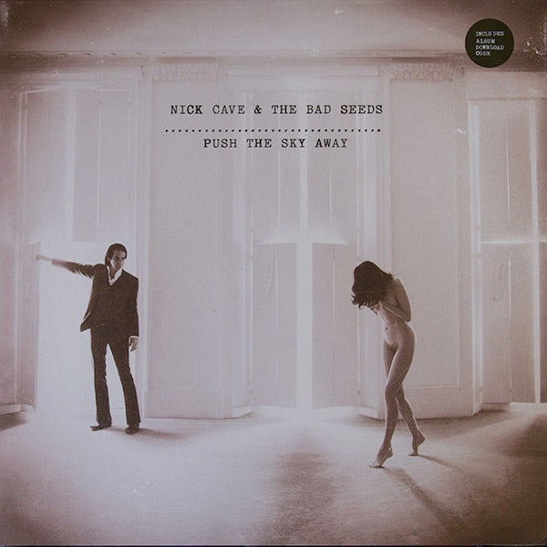 Image of Front Cover of 5134152E: LP - NICK CAVE AND THE BAD SEEDS, Push The Sky Away (Bad Seed; BS001V, UK 2013, Inner, 180 Gram & Download)   NEW/NEW