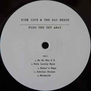 Image of Label Cover of 5134152E: LP - NICK CAVE AND THE BAD SEEDS, Push The Sky Away (Bad Seed; BS001V, UK 2013, Inner, 180 Gram & Download)   NEW/NEW