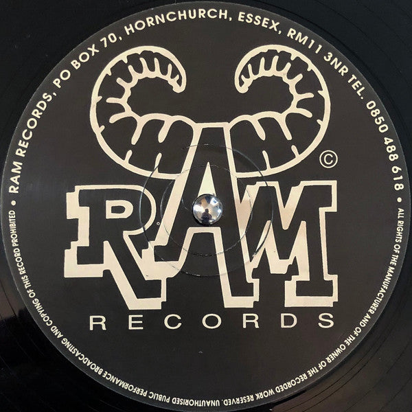Image of Back Cover of 12" - /G+ - ORIGIN UNKNOWN, The Touch / Valley Of The Shadows (RAM Records; RAMM 004, UK 1993, Plain Sleeve), Light marks only, but several of them. Minor warp, plays well.,  - 2726275E
