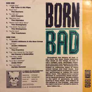 Image of Back Cover of LP - VG+/VG - VARIOUS, Born Bad Volume Three (Born Bad; BB003, US 1986, Gatefold, Unofficial Release), Strong VG.,  - 3416437C