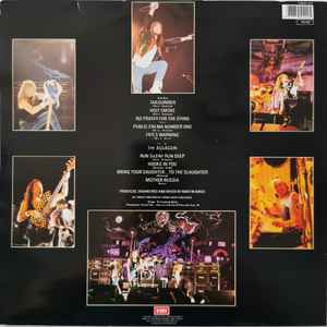 Image of Back Cover of LP - VG/G+ - IRON MAIDEN, No Prayer for the Dying (EMI; EMPD1017, UK 1990, Die Cut Sleeve, Picture Disc), Hairlines over record but picture intact. Some corner creasing to sleeve. ,  - 2326338E
