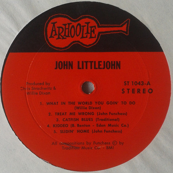 Image of Label Cover of LP - VG+/VG - JOHN LITTLEJOHN, John Littlejohn's Chicago Blues Stars (Arhoolie ; 1043, US 1969), ,  - 3926003E
