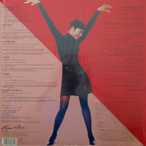 Image of Back Cover of LP - G+/G - TONI BRAXTON, Toni Braxton (LaFace/Arista; 74321 16268 1, Netherlands 1993), Lots of marks on each side, plays through better than it looks, some clicks and pops in places. Sleeve has wear and some damage at edges, corners, spine (pinched and worn). Small rips at opening,  - 2916391C