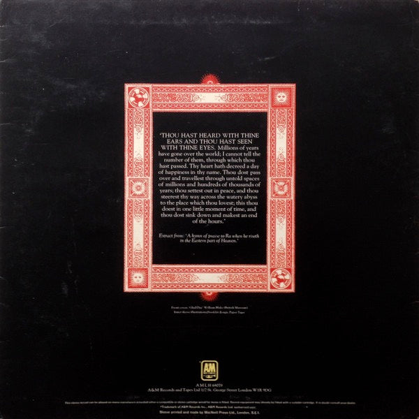 Image of Back Cover of LP - VG/VG+ - STRAWBS, Grave New World (A&M; AMLH68078, UK 1972, Triple Gatefold, Booklet), Edge wear. Nice clean disc.,  - 3946309S