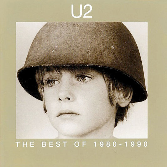 Image of Front Cover of 4944388S: 2xLP - U2, The Best Of 1980 - 1990 (Island; U2 11, UK 1998, Gatefold, Inners, 180 Gram Vinyl) Edge wear, creasing, small tears on both opening outside edges  G+/VG+