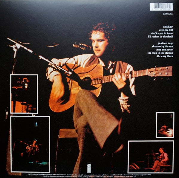 Image of Back Cover of LP - NEW/NEW - JOHN MARTYN, Solid Air (Universal; 5337636, Europe 2013 Reissue, Gatefold, Inner,   ), ,  - 3416325C