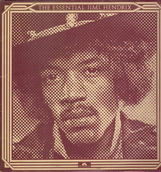 Image of Front Cover of 2xLP - VG/VG+ - JIMI HENDRIX, Essential (Polydor; 2612 034, UK 1977, Gatefold, With 7"), With hype sticker,  - 4446027S