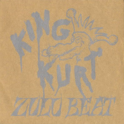 Image of Front Cover of 7" - VG/VG - KING KURT, Zulu Beat / Rockin Kurt (Thin Sliced Records; TSR2, UK 1982, Picture Sleeve, Brown Vinyl, BIG DEAL EDITION), ,  - 4226106E