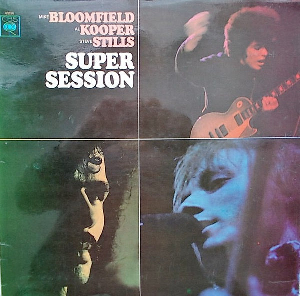Image of Front Cover of LP - VG/VG - MIKE BLOOMFIELD, AL KOOPER, STEPHEN STILLS, Super Session (CBS; 63396, UK 1968), Quite a few hairlines and one heavier mark on side 1. Inner split. ,  - 2126222E