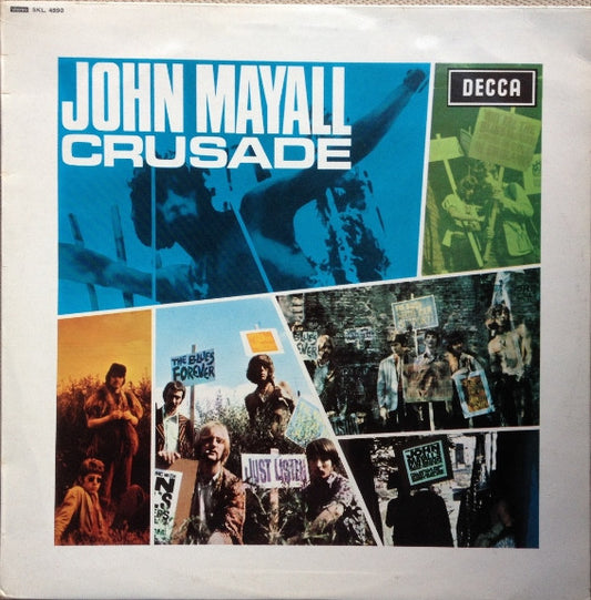 Image of Front Cover of LP - VG/VG - JOHN MAYALL'S BLUESBREAKERS, Crusade (Decca; SKL 4890, UK 1967, Stereo), Strong VG, Company Inner,  - 4025193E