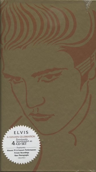 Image of Front Cover of 4xCD - VG+/VG+ - ELVIS PRESLEY, A Golden Celebration (RCA; 07863 67456 2, Europe 1998, Book Sleeve), ,  - 0216638C