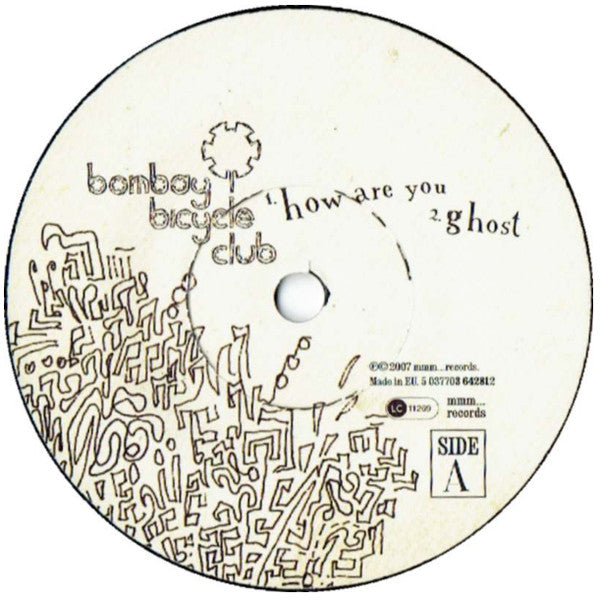 Image of Label Cover of 7" EP - VG+/VG+ - BOMBAY BICYCLE CLUB, How We Are (Mmm...Records; 36428-1, UK 2007, Picture Sleeve), Signed On Front Sleeve By Jack,  - 2526496E