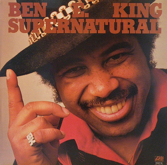 Image of Front Cover of 4314284C: LP - BEN E KING, Supernatural (Atlantic; K50118, UK 1975) Strong VG+ throughout - very nice copy!  VG+/VG+