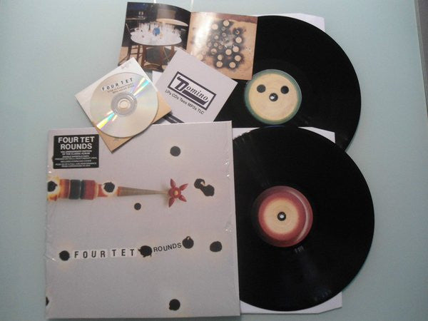 Image of Label Cover of 2xLP - NEW/NEW - FOUR TET, Rounds (Domino; REWIGLP88, UK 2013 Reissue, Gatefold, Booklet, Download Code & Live CD.), ,  - 0636200E