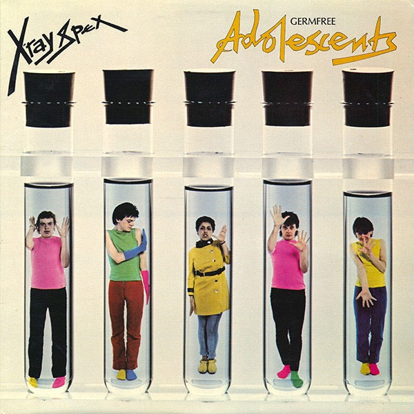 Image of Front Cover of LP - VG/G+ - X-RAY SPEX, Germfree Adolescents (EMI International; INS 3023, UK 1978, Laminated Sleeve, Inner), Hairlines.  Small patch of sticker damage on sleeve front. ,  - 3626513E