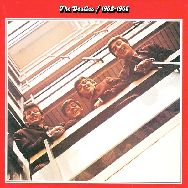 Image of Front Cover of 0125179E: 2xLP - THE BEATLES, 1962-1966 (Apple; 1A 184-05307, Netherlands 1978, Gatefold, 2 Inners) Strong VG, Spine Faded  VG+/VG