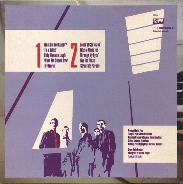 Image of Back Cover of LP - VG/VG - SECRET AFFAIR, Behind Closed Doors (I-Spy; 2, UK 1980, Inner), ,  - 3246063S