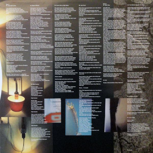 Image of Back Cover of 1824368E: LP - BARRY ADAMSON, As Above So Below (Mute; STUMM 161, UK 1998, Inner)   VG/VG