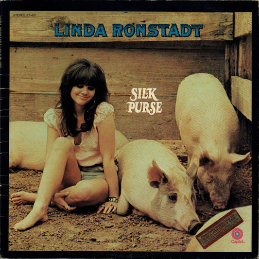 Image of Front Cover of LP - VG+/VG+ - LINDA RONSTADT, Silk Purse (Capitol Orange; ST-407, US 1970s Reissue), ,  - 3126064E