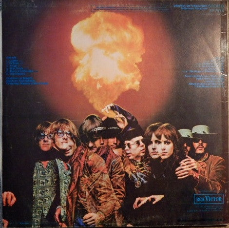 Image of Back Cover of 2524073E: LP - JEFFERSON AIRPLANE, Crown of Creation (RCA Small Orange Label; SF7976, UK 1968, Laminated Front Sleeve, Stereo)   VG/VG