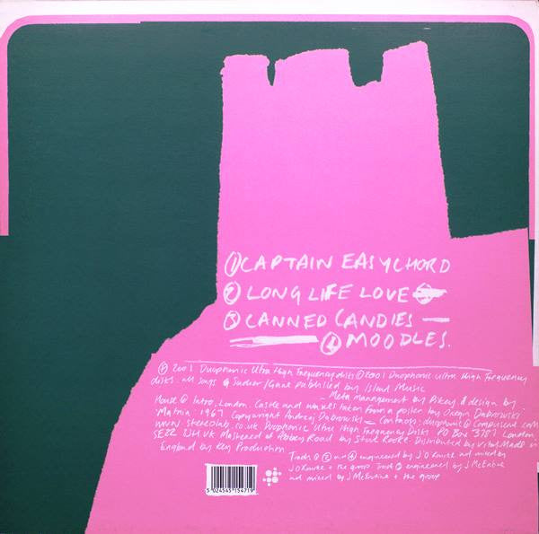 Image of Back Cover of 12" EP - VG/VG - STEREOLAB, Captain Easychord (Duophonic Ultra High Frequency Disks; D-UHFD26, UK 2001, Picture Sleeve), Light marks and edge wear.,  - 3416439C
