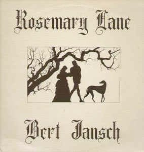 Image of Front Cover of 4325112E: LP - BERT JANSCH, Rosemary Lane (Transatlantic White/Purple; TRA235, UK 1971, Textured Sleeve) Several light hairlines and scuffs on the vinyl. Sleeve has ringwear and discolouration.  VG/VG