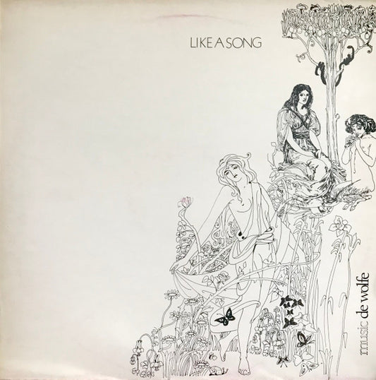 Image of Front Cover of 0423151E: LP - VARIOUS ARTISTS INC SIMON PARK, ROGER HOLMAN AND SIMON MAY ETC, Like a Song - Wide Range of Pop and Rock Moods (Music De Wolfe; DW/LP 3273, UK 1973) Strong VG, Writing On Front Sleeve  VG/VG