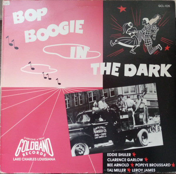 Image of Front Cover of 3525109E: LP - VARIOUS, Bop Boogie in the Dark - Goldband Records - Everyone a Treat (Charly; GCL105, Italy 2000 Reissue)   VG+/VG+