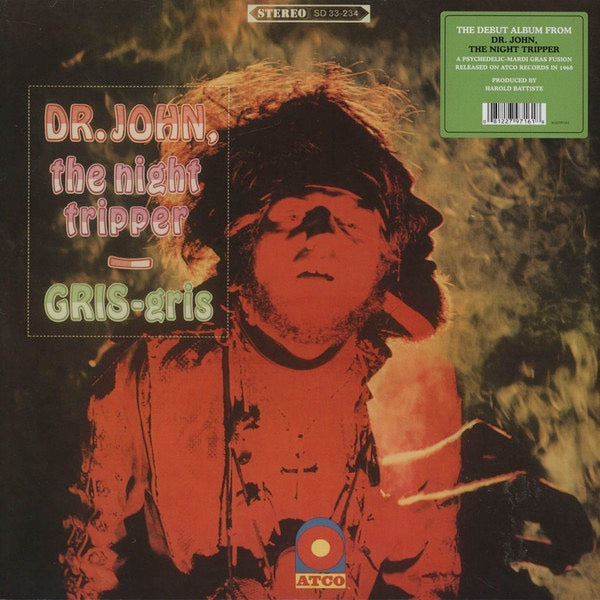 Image of Front Cover of 3054030S: LP - DR. JOHN, THE NIGHT TRIPPER, Gris-Gris (ATCO Records; SD 33-234, Europe 2013 Reissue, 180 Gram Vinyl)   NEW/NEW