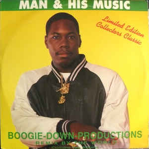 Image of Front Cover of 3324101E: 2xLP - BOOGIE-DOWN-PRODUCTIONS, Man & His Music (B-Boy; BB 1-2000, US 1988, Picture Sleeve, Insert, Limited Edition, Stereo)   VG/VG