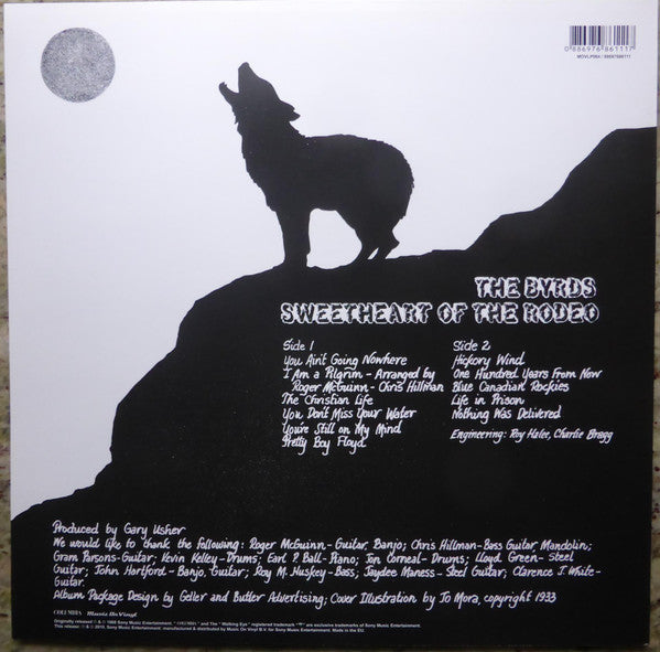 Image of Back Cover of LP - VG+/VG - THE BYRDS, Sweetheart of the Rodeo (Music On Vinyl; MOVLP064, Europe 2010 Reissue), ,  - 3126214E