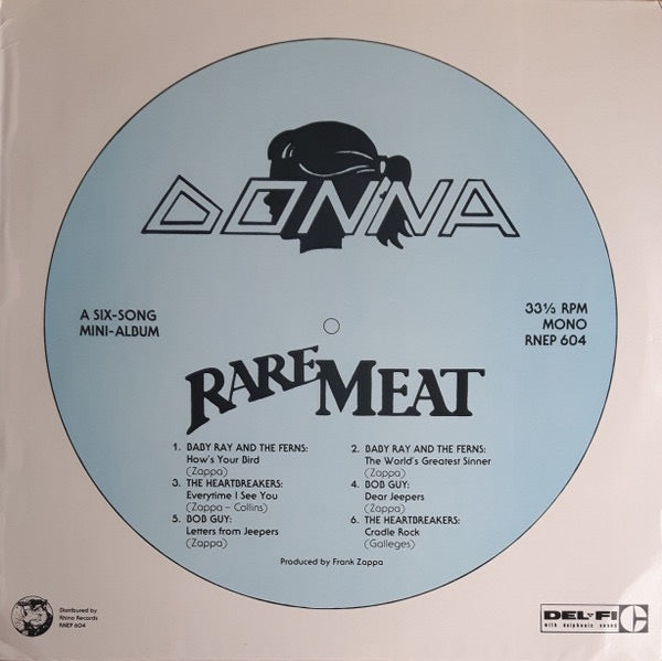 Image of Front Cover of 12" - VG+/VG+ - FRANK ZAPPA, Rare Meat (Del-Fi Records; RNEP 604, US 1983), Still In Opened Shrinkwrap,  - 3316064C